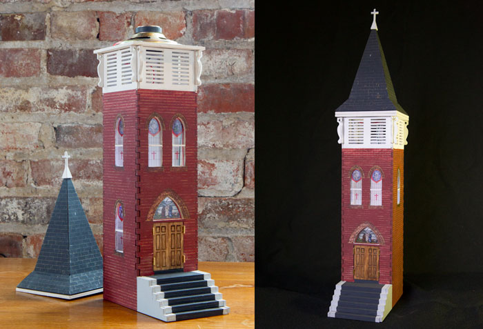 Completed replica of Reedsville United Methodist Church Completed replica of Reedsville United Methodist Church