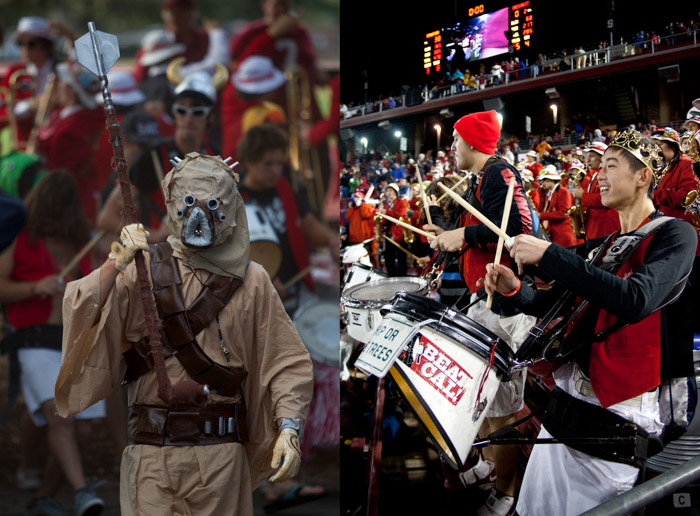 Tusken raider conductor; Stanford snare drummer